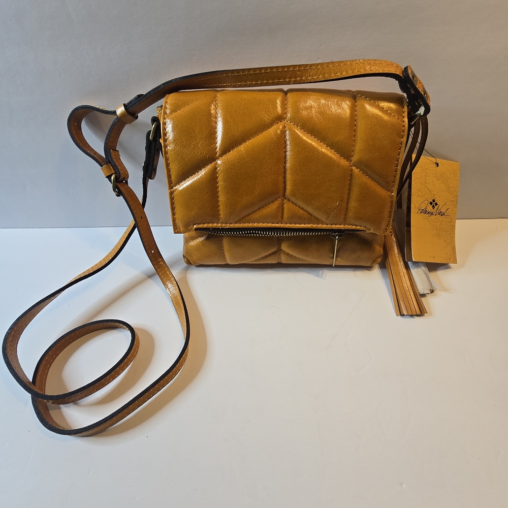 PATRICIA NASH GOLDEN Leather Crossbody Bag